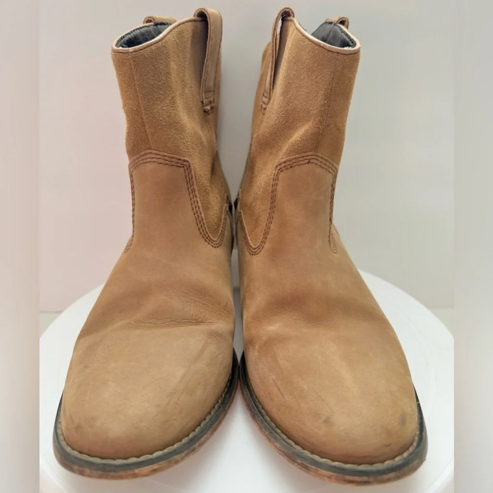 Santa Fe Boot Co. Leather Ankle Boots - Size 8 - Picture 3 of 11